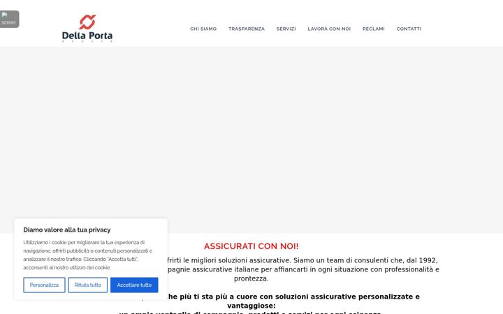 Screenshot of dellaportabroker.it