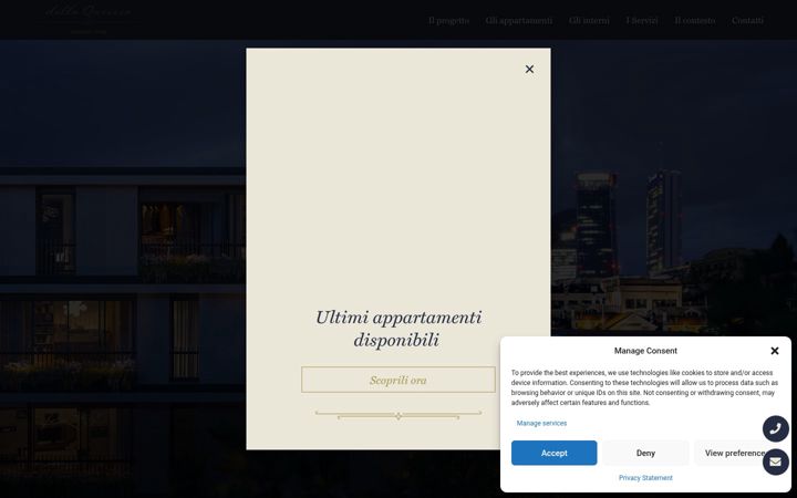 Screenshot of dellaquercia.it