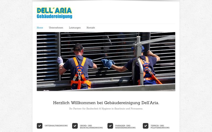 Screenshot of dellaria.de