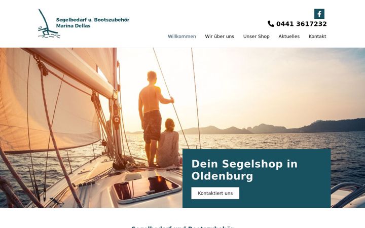 Screenshot of dellas.de