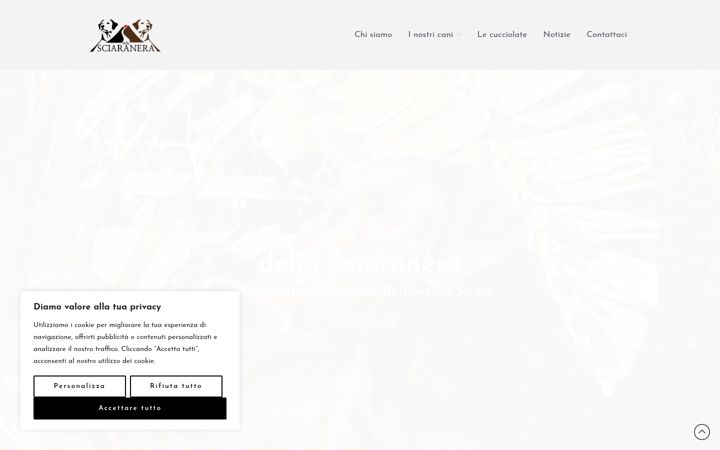 Screenshot of dellasciaranera.it