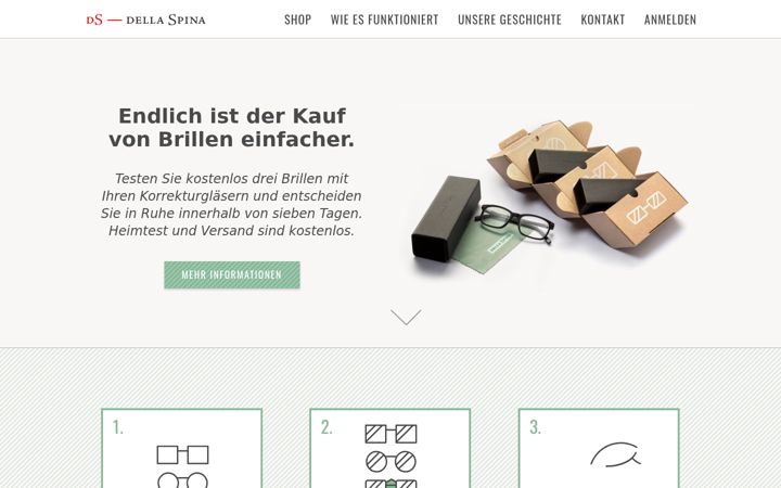 Screenshot of dellaspina.de