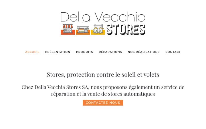 Screenshot of dellavecchia-stores.ch