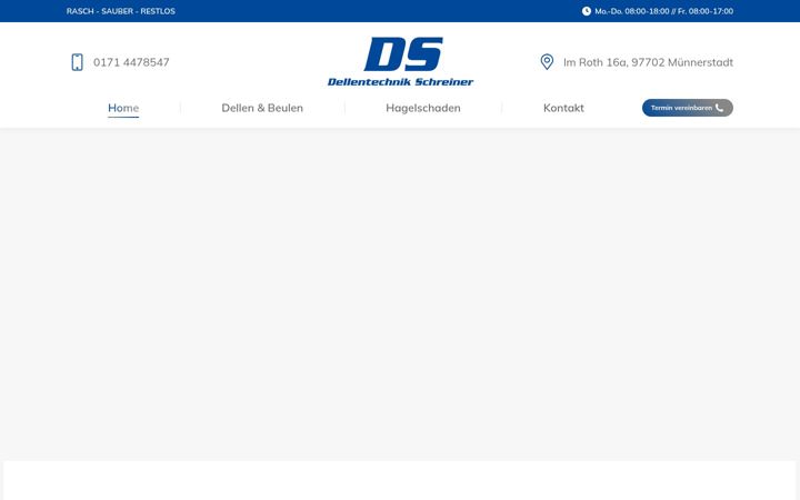Screenshot of dellenschreiner.de