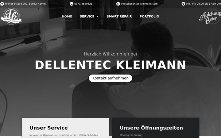 Screenshot of dellentec-kleimann.com