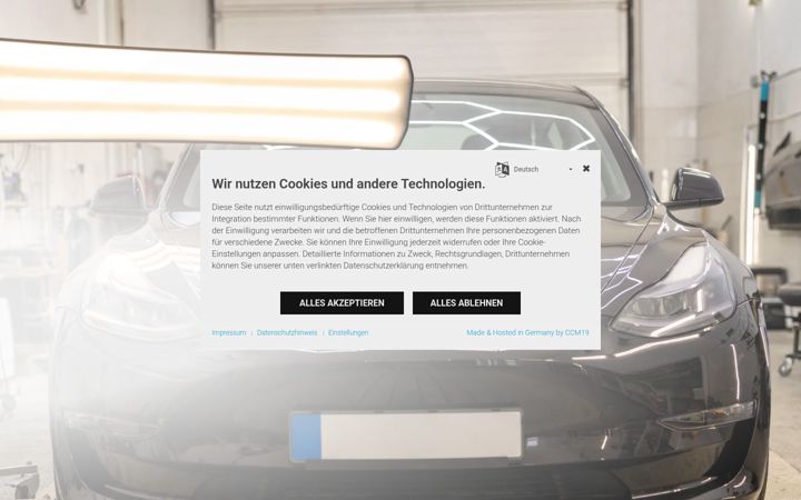 Screenshot of dellentechnik-aumaier.at