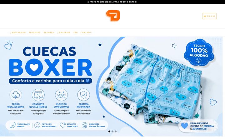 Екранна снимка на dellkids.com.br