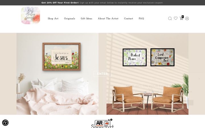 Screenshot of dellmscruggsartplus.com