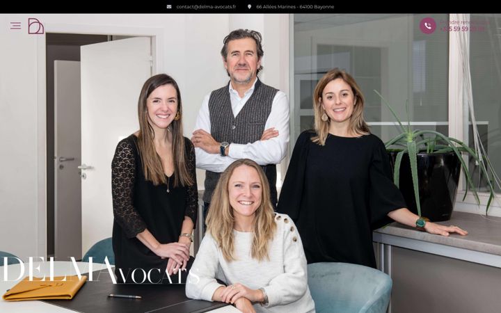 Screenshot of delma-avocats.fr