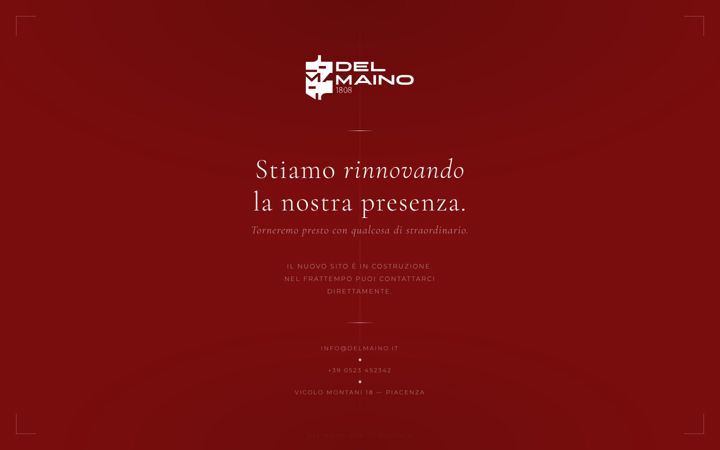 Screenshot of delmaino.it