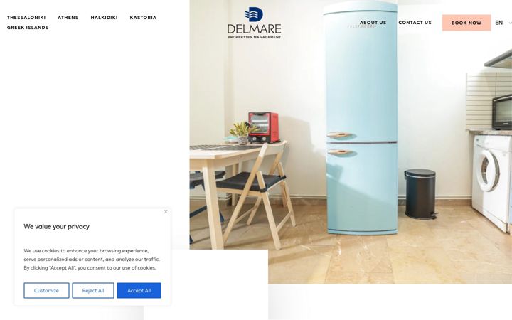 Screenshot of delmare.gr