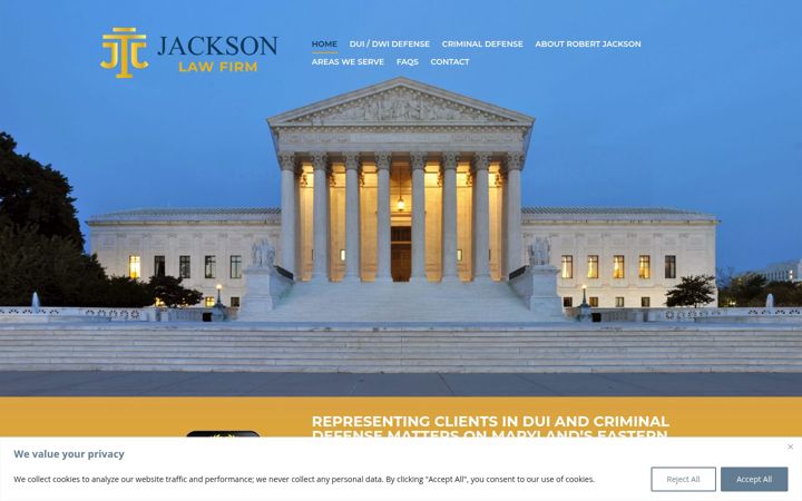 Screenshot of delmarvalawyers.com