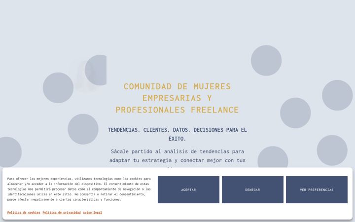 Screenshot of delmercadoatucliente.com