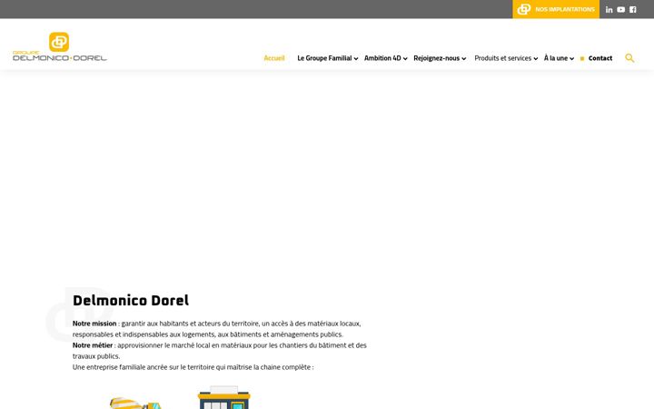 Screenshot of delmonico-dorel.com