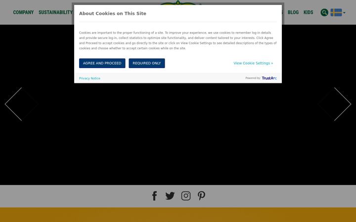 Screenshot of delmonteeurope.se