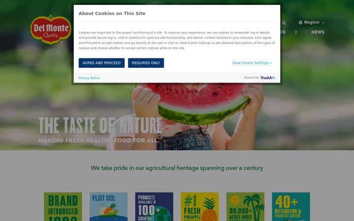 Screenshot of delmonteeurope.uk