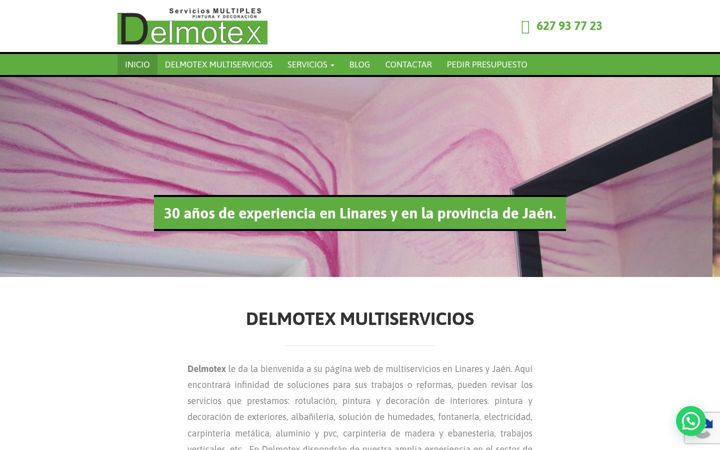 Ekrānuzņēmums no delmotex.es
