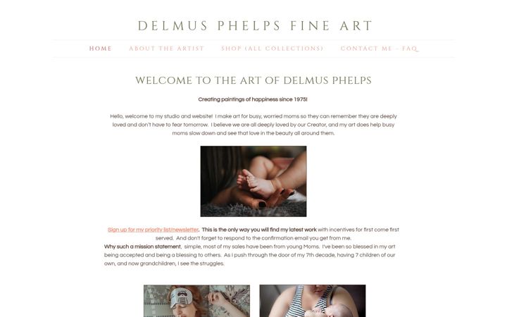 Screenshot of delmusphelps.com