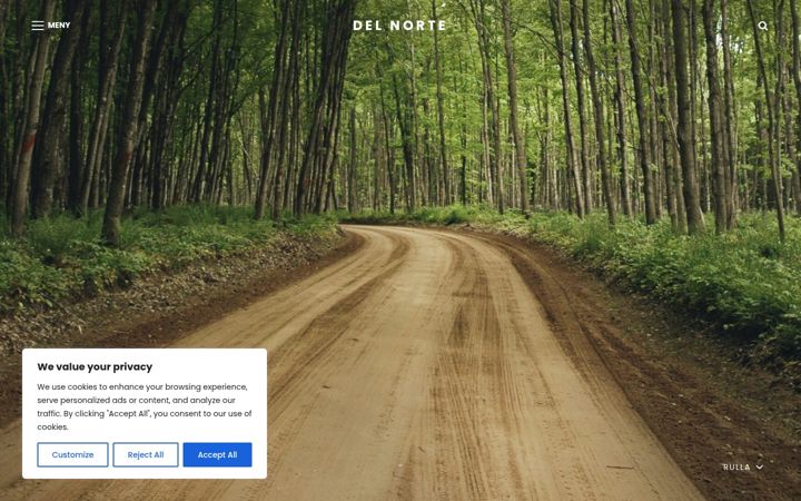 Screenshot of delnorte.se