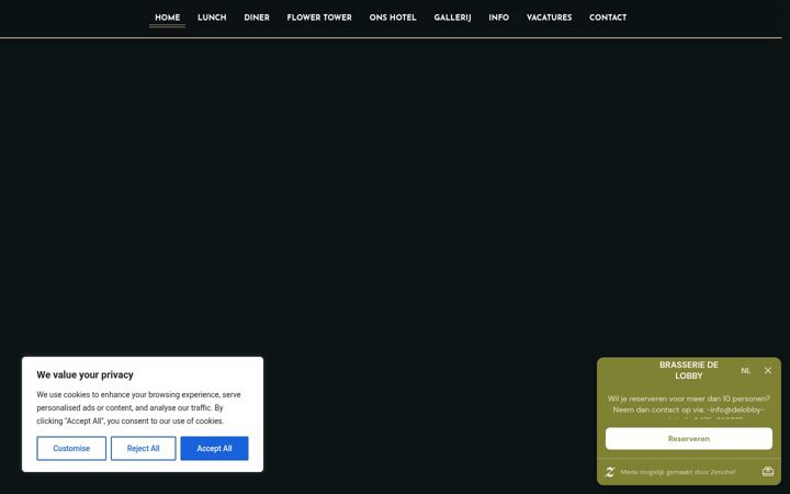 Screenshot van delobby-roermond.nl
