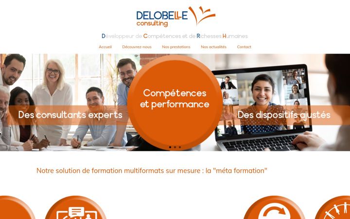 Screenshot of delobelle-consulting.fr