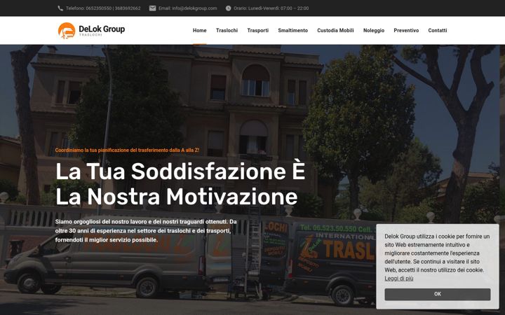 Screenshot of delokgroup.com