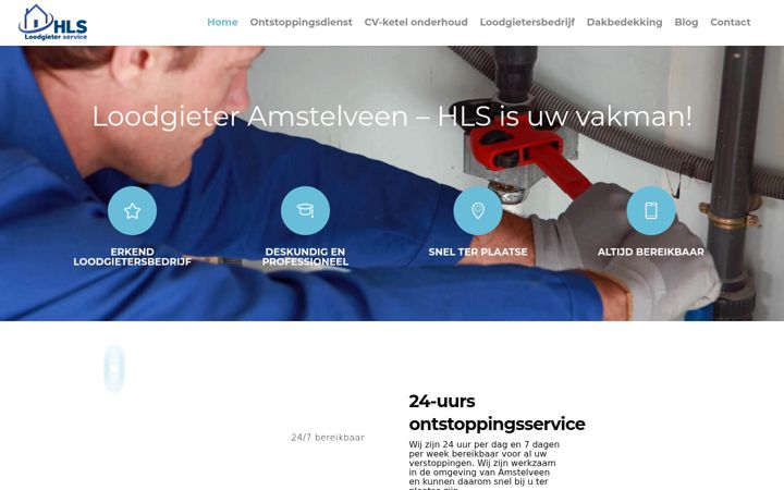 Екранна снимка на deloodgietersamstelveen.nl