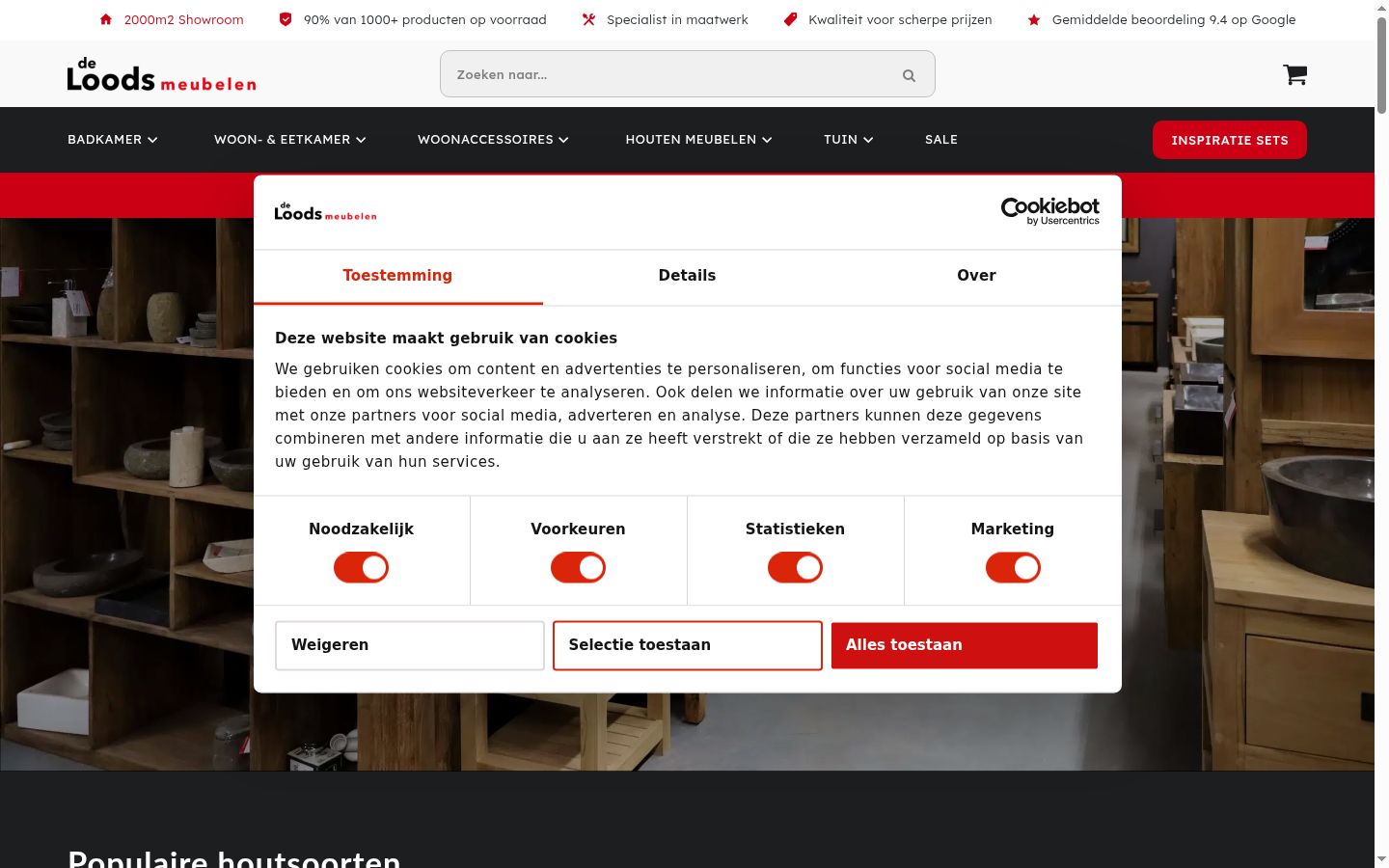 Kuvakaappaus suostumusbannerista, joka näytettiin ennen mitään vuorovaikutusta