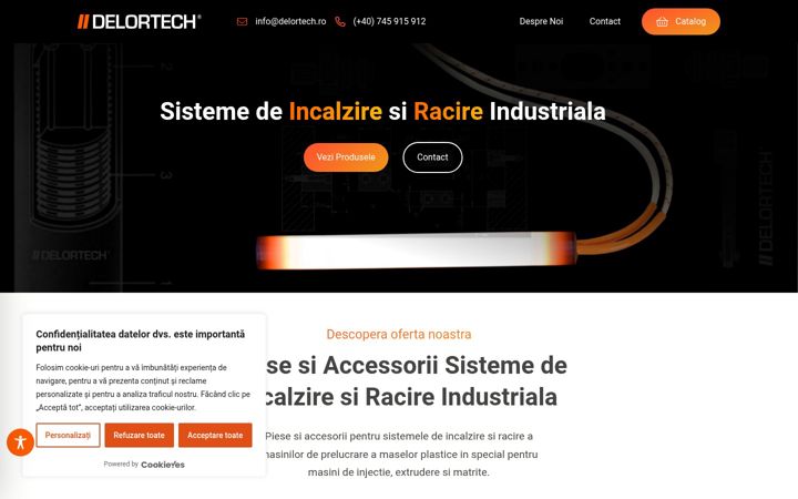 Screenshot di delortech.ro