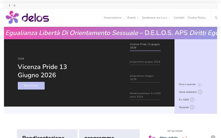 Screenshot του delosvicenza.it