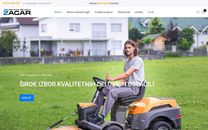 Screenshot von delovnaoblacilazagar.si