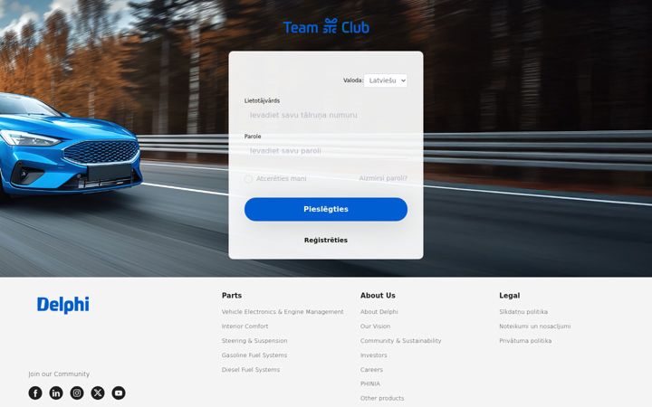 Screenshot of delphi-teamclub.eu