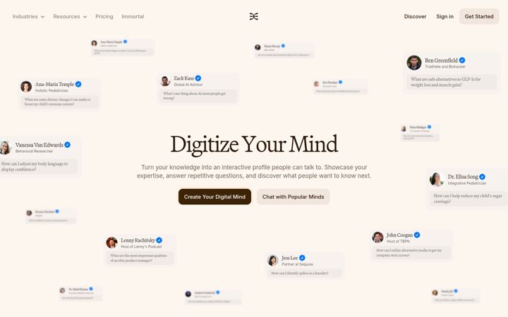 Screenshot of delphi.ai