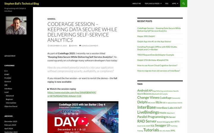 Screenshot of delphiaball.co.uk