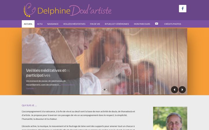 Screenshot of delphine-doula.fr