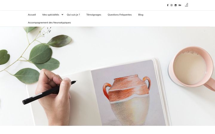 Screenshot of delphinelefevre.fr