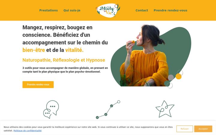 Screenshot of delphinerougier.fr