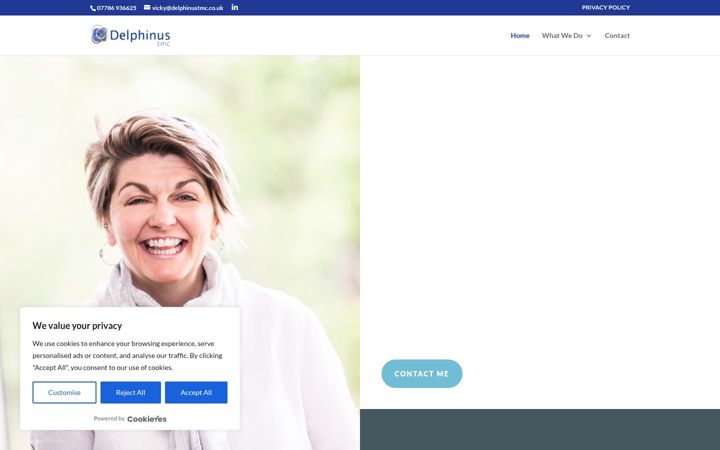 Screenshot of delphinustmc.co.uk