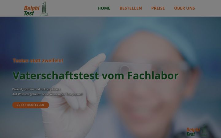 Screenshot of delphitest.at