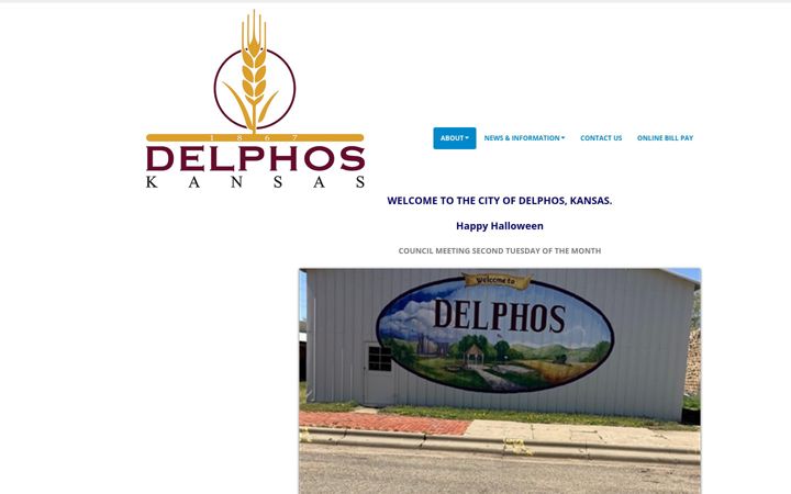 Screenshot of delphosks.com