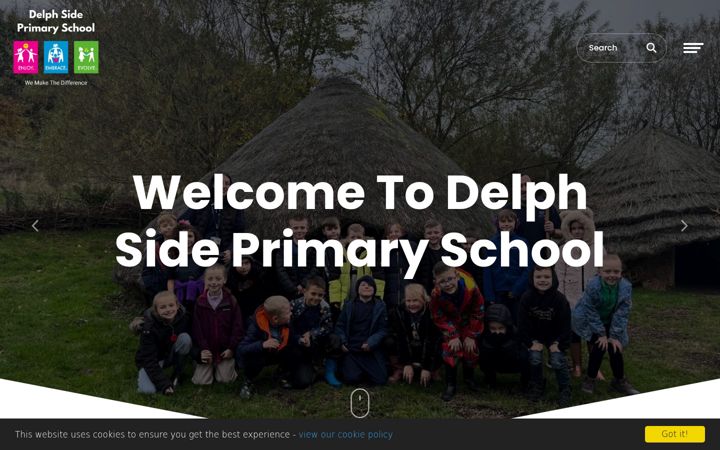 Screenshot of delphside.lancs.sch.uk