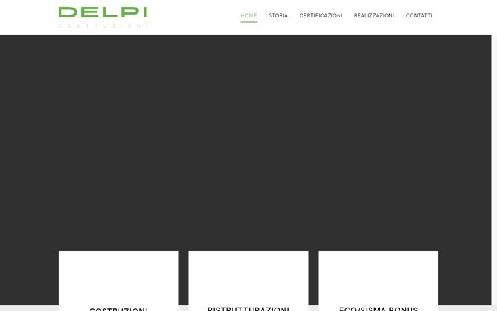 Screenshot of delpicostruzioni.it