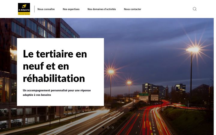 Screenshot of delporte.fr