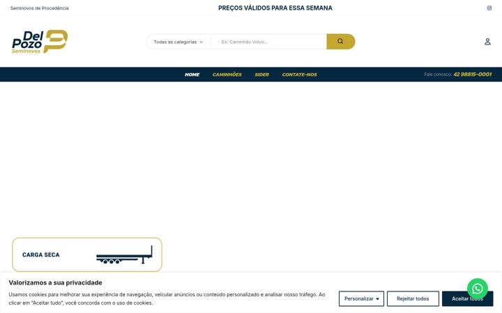 Екранна снимка на delpozoseminovos.com.br
