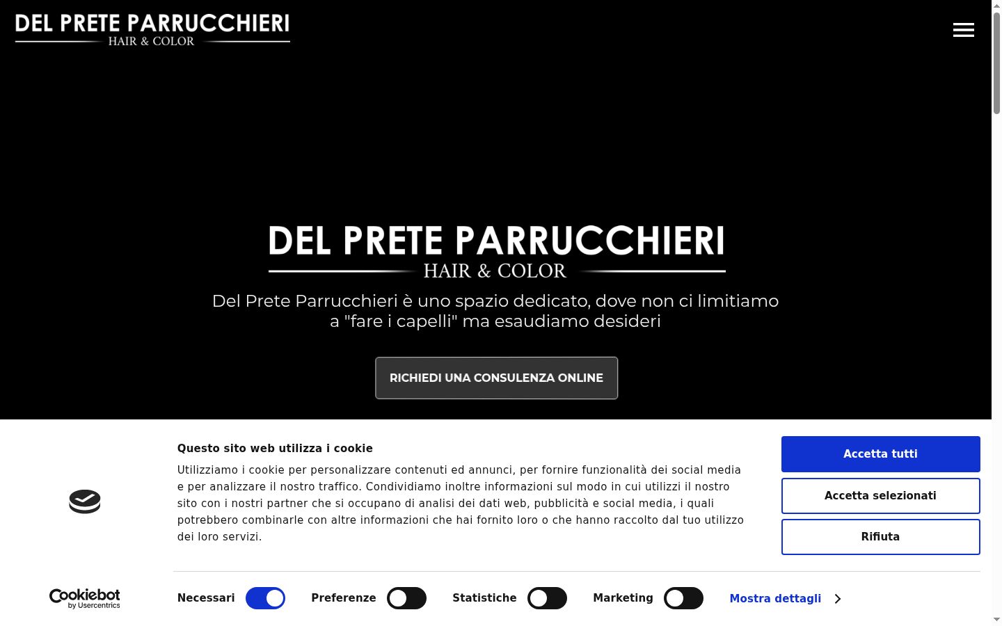 Screenshot van de toestemmingsbanner zoals getoond vóór enige interactie