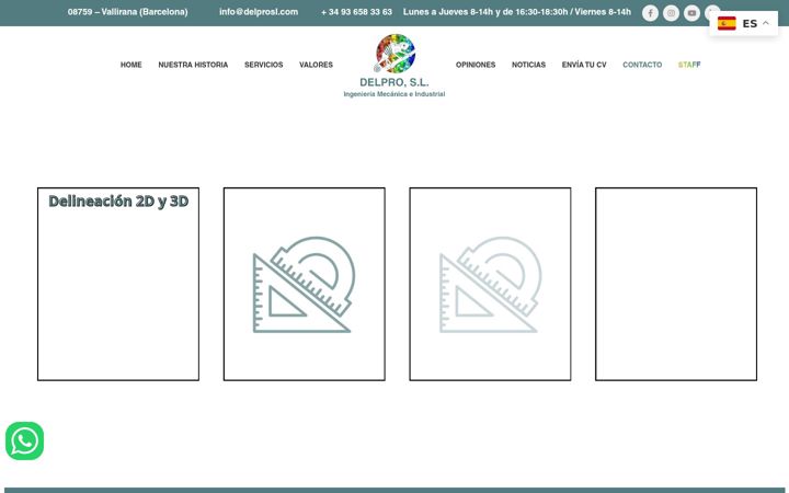 Screenshot of delprosl.com