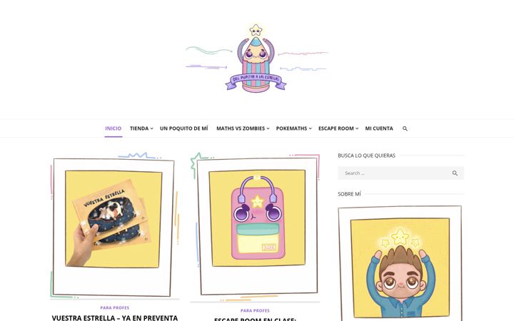 Screenshot of delpupitrealasestrellas.com