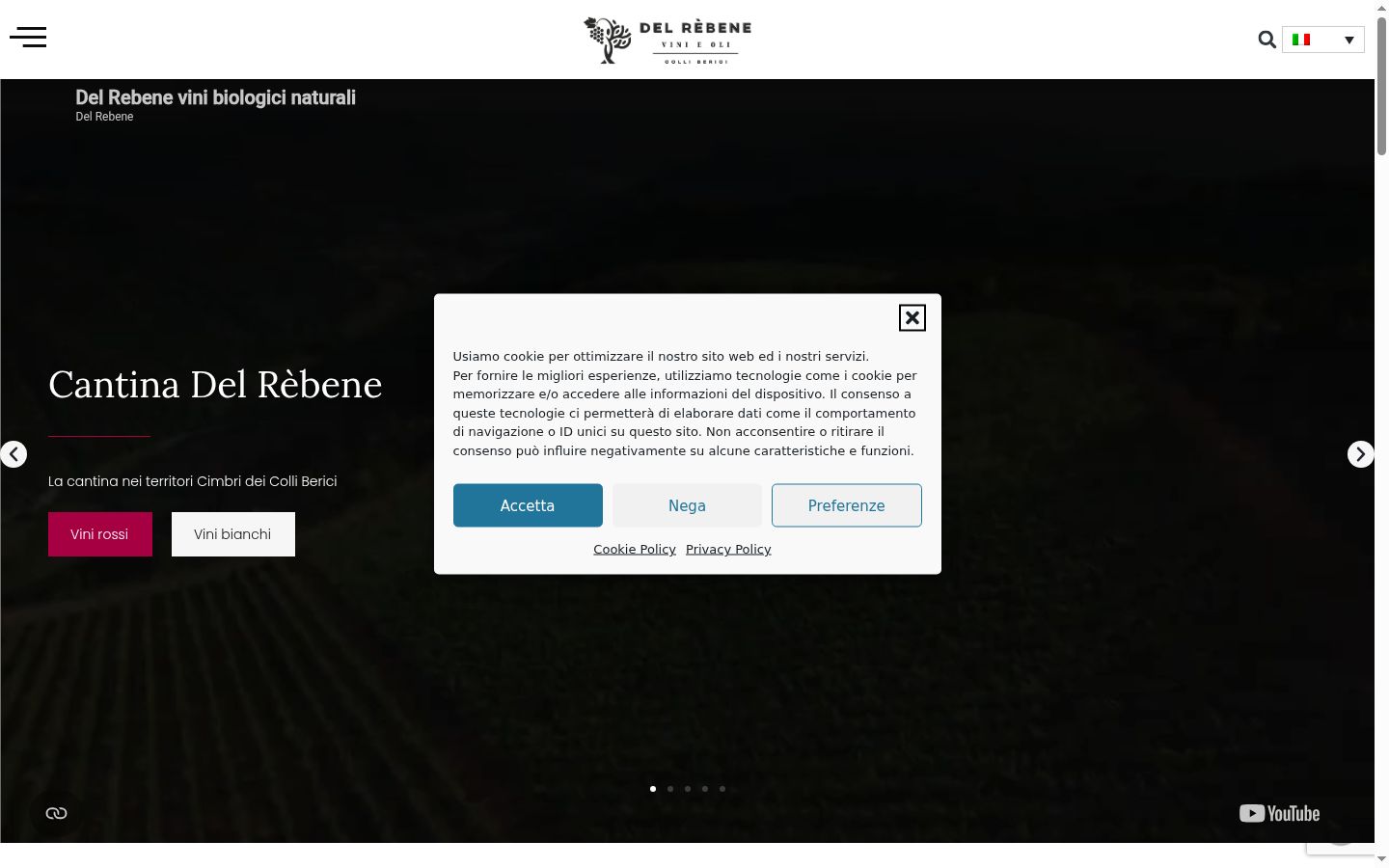 Capture d'écran de la bannière de consentement affichée avant toute interaction