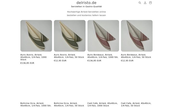 Screenshot of delristo.de