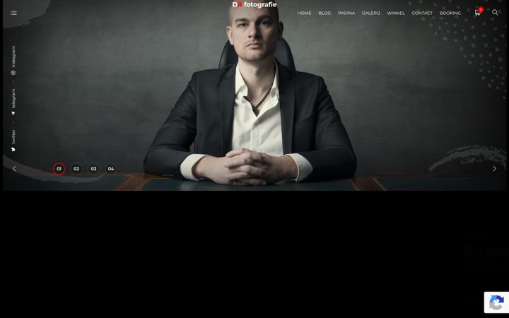 Screenshot of delrosariofotografie.nl